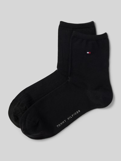 Tommy Hilfiger Socken mit elastischem Bündchen im 2er-Pack Black 1