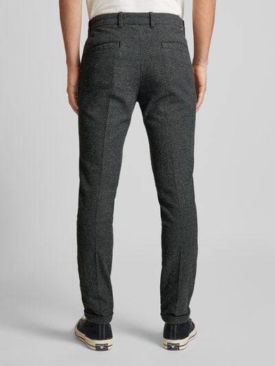 Jack & Jones Chinosy o kroju slim fit w kant model ‘MARCO’ Antracytowy melanż 5