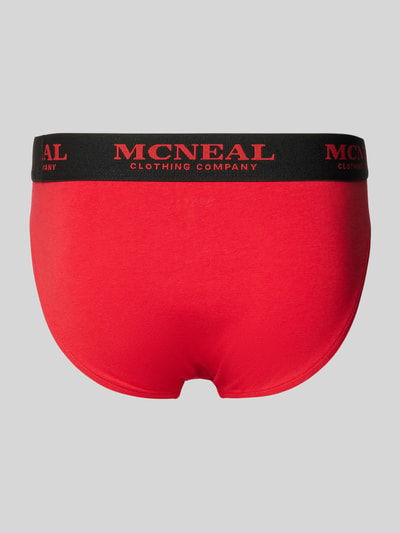 MCNEAL Slip mit Label-Bund im 3er-Pack Rot 3