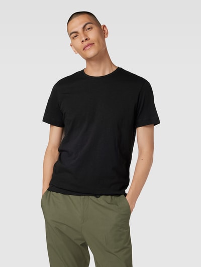 Tom Tailor T-Shirt aus Baumwolle mit Rundhalsausschnitt Black 4