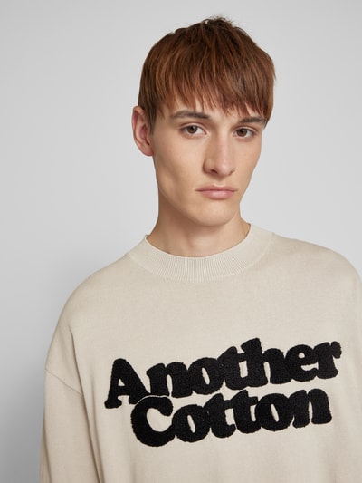 ANOTHER COTTON LAB Gebreide pullover met ribboorden Offwhite - 3