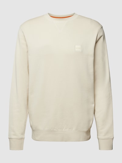 BOSS Orange Sweatshirt mit Rundhalsausschnitt Modell 'WESTART' Offwhite 2