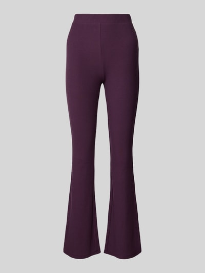 Marc O'Polo Ausgestellte Leggings in Ripp-Optik Bordeaux 1