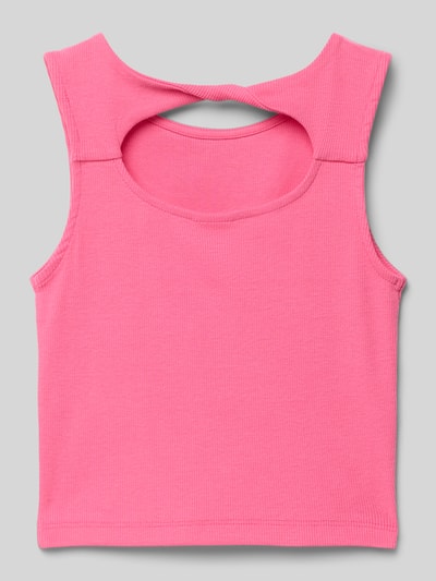 s.Oliver RED LABEL Slim Fit Tank Top mit Cut Out am Rücken Pink 3