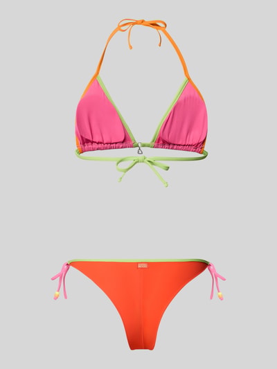 Banana Moon Bikini met vetersluiting, model 'MUNDOIOKA' Felroze - 3