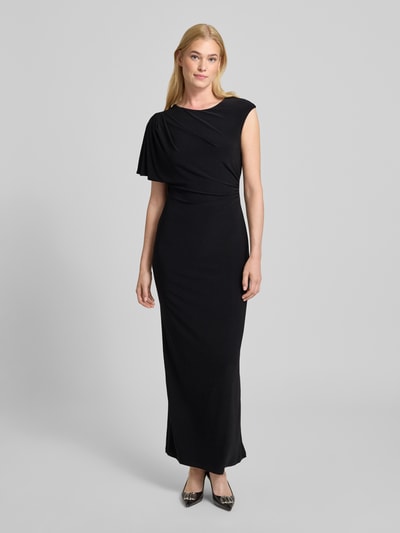 Forever New Avondjurk met ronde hals, model 'James' Zwart - 4