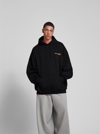 VETEMENTS Oversized Hoodie mit Kapuze Black 4