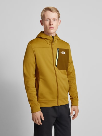 The North Face Trainingsjack met logoprint Mosterdgeel - 4