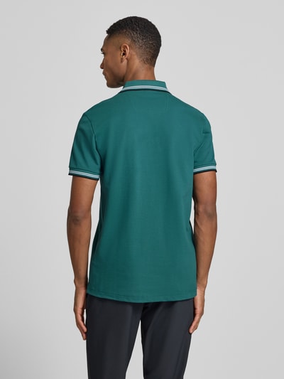 BOSS Green Slim fit poloshirt van puur katoen model 'PAUL' Donkergroen - 5