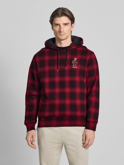 Polo Ralph Lauren Hoodie mit Label-Stitching Rot 4