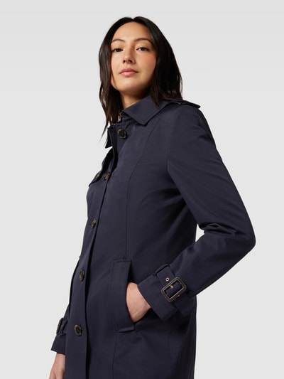 Christian Berg Woman Selection Trenchcoat mit Knopfleiste Dunkelblau 3