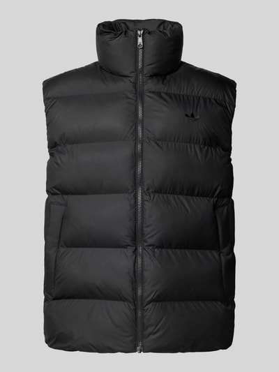adidas Originals Bodywarmer met opstaande kraag en steekzakken Zwart - 2