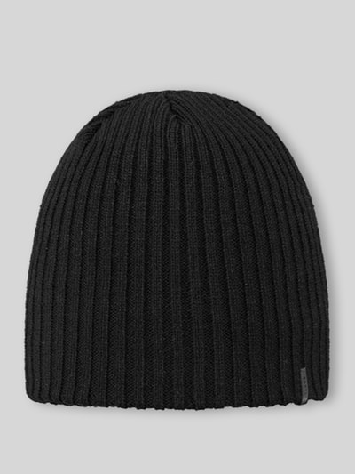 Barts Mütze mit Label-Detail Modell 'WILBERT' Black 1