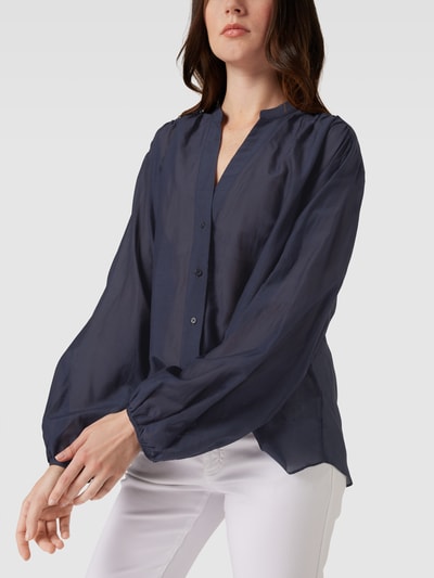 Gant Blouse in semi-transparante look Marineblauw - 3