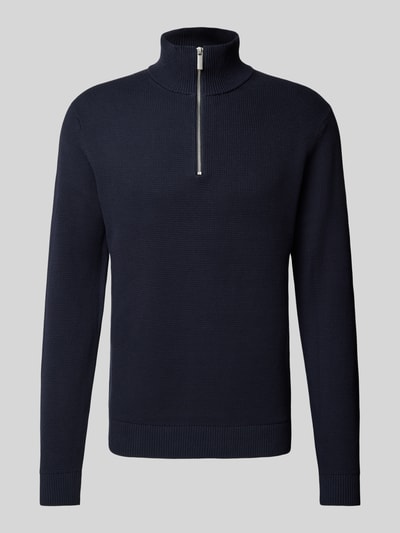 SELECTED HOMME Gebreide pullover met ribboorden, model 'DANE' Donkerblauw - 2