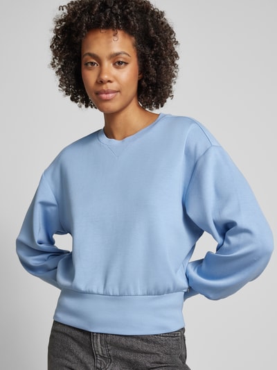 Scotch & Soda Sweatshirt mit überschnittenen Schultern Rauchblau 3