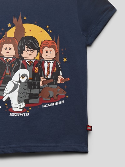 LEGO WEAR T-shirt z nadrukowanym motywem Granatowy 2