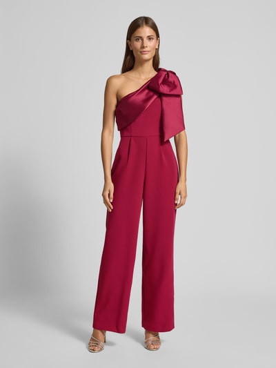 Forever New Jumpsuit mit Schleifen-Detail Modell 'Donna' Bordeaux 4