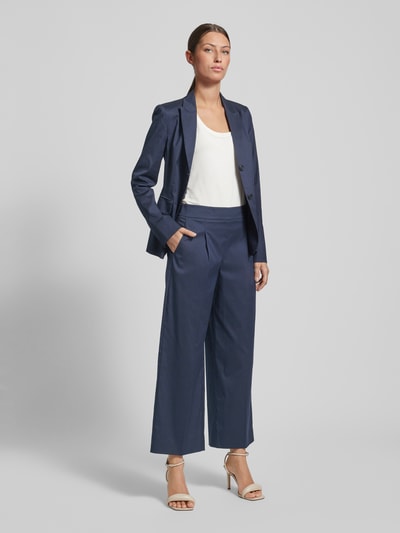 Windsor Stoffen broek met achterzakken Marineblauw - 1