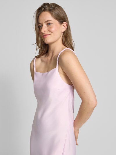 LeGer Maxikleid mit Wasserfall-Ausschnitt Modell 'Antonie' Hellrosa 3