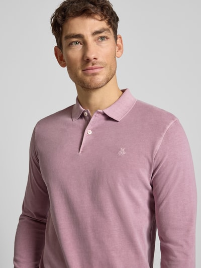 Marc O'Polo Regular Fit Poloshirt aus reiner Baumwolle Altrosa 3