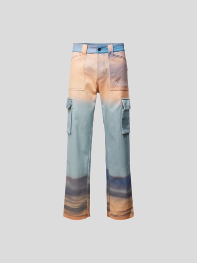 Blue Sky Inn Cargohose mit Allover-Print Apricot 2