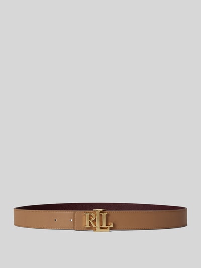 Lauren Ralph Lauren Gürtel aus Rindsleder mit Logo-Schnalle Bordeaux 1