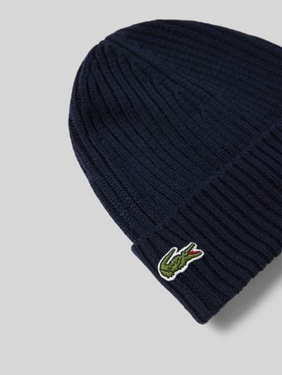 Lacoste Mütze aus reiner Wolle Marine 2