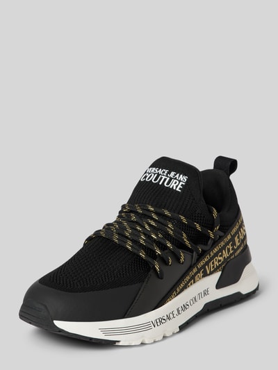 Versace Jeans Couture Sneakersy z detalami z logo model ‘FONDO DYNAMIC’ Czarny 1