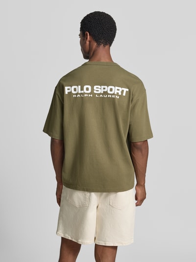 Polo Ralph Lauren Regular fit t-shirt van puur katoen model '10/1' Olijfgroen - 5