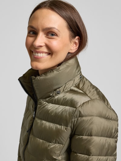 Fuchs Schmitt Regular fit gewatteerde lange jas met capuchon Olijfgroen - 3