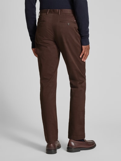 Tommy Hilfiger Straight Leg Chino aus Baumwoll-Mix Modell 'DENTON' Dunkelbraun 5