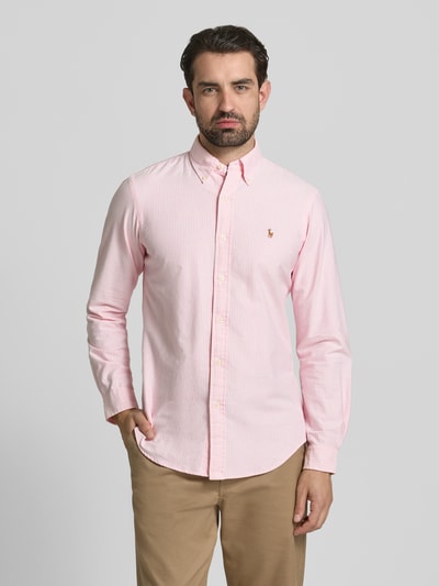 Polo Ralph Lauren Vrijetijdsoverhemd met knoopsluiting Lichtroze - 4
