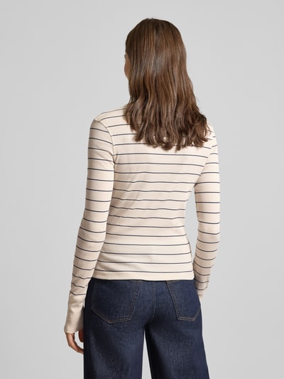 Drykorn Shirt met lange mouwen en ronde hals, model 'NURIT' Offwhite - 5