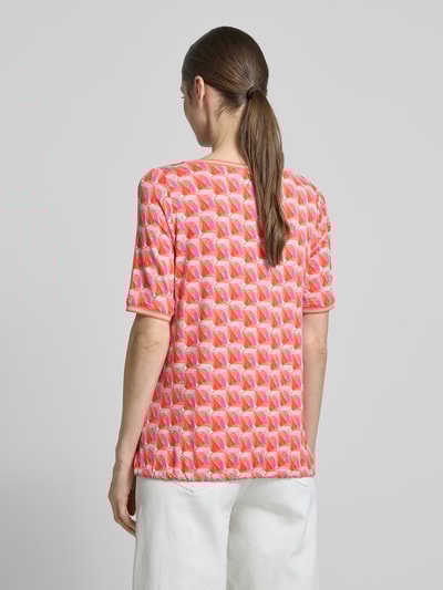 Betty Barclay T-Shirt mit gerippten Abschlüssen Rot 5