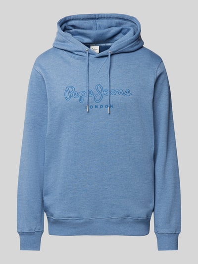 Pepe Jeans Hoodie mit Label-Stitching Modell 'New Nouvel' Marine 2