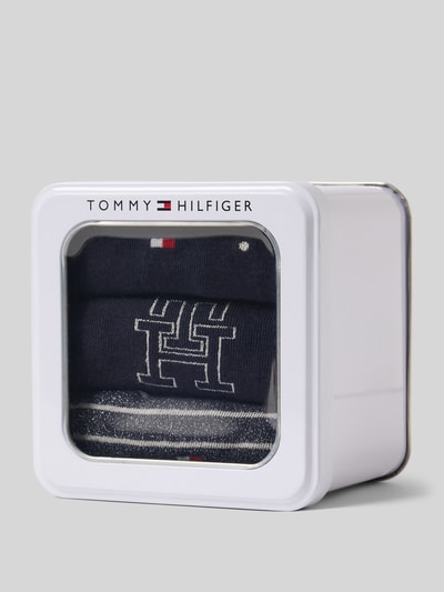 Tommy Hilfiger Sokken van katoenmix in een set van 3 paar Donkerblauw - 3