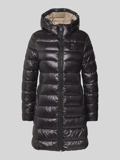 Blauer Usa Steppmantel mit Sorona®-Füllung Modell 'Adelaide' Black 2