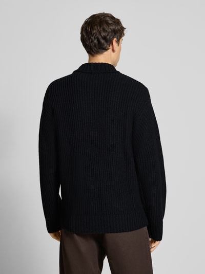 Carhartt Work In Progress Strickjacke mit Zweiwege-Reißverschluss Black 5