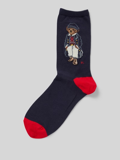 Polo Ralph Lauren Socken mit Motiv-Stitching Dunkelblau 1