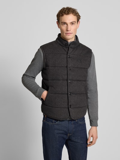 Polo Ralph Lauren Kamizelka pikowana Regular Fit z czystej bawełny Antracytowy melanż 4