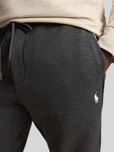 Polo Ralph Lauren Regular Fit Sweathose aus Baumwoll-Mix Dunkelgruen Melange 3