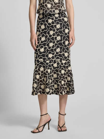 GUIDO MARIA KRETSCHMER WOMAN Midirock im semitransparenten Design Black 4