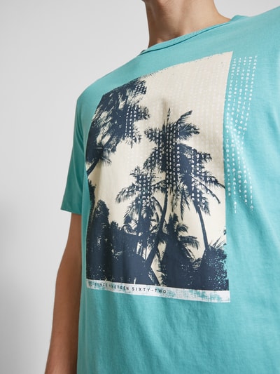 Tom Tailor T-shirt z nadrukowanym motywem Lazurowy 3