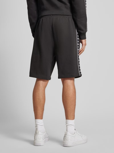 Lacoste Regular Fit Sweatshorts mit elastischem Bund Black 5