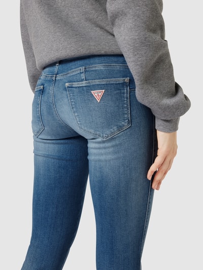 Guess Mid waist jeans met contrastnaden Jeansblauw - 3