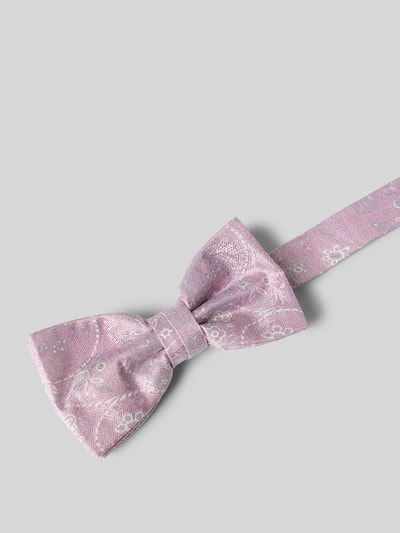 Prince Bowtie Strik en pochet in een set van pure zijde Rosé - 2