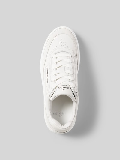 Copenhagen Sneaker aus echtem Leder Weiss 4