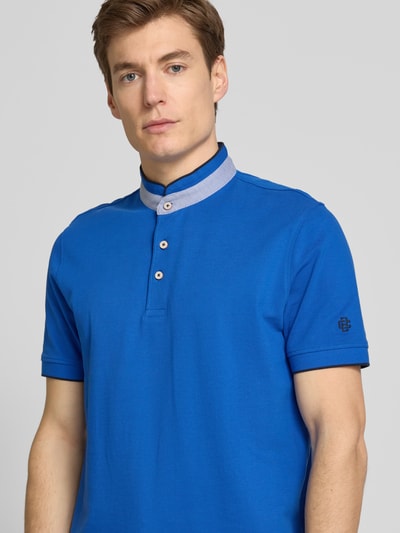 Christian Berg Men Regular fit poloshirt met opstaande kraag Koningsblauw - 3