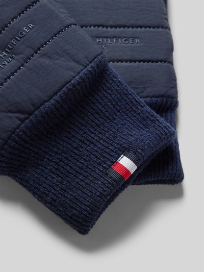 Tommy Hilfiger Rękawiczki z detalem z logo model ‘ESTABLISHED’ Granatowy 2